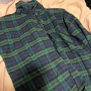 mine Green Flannel
